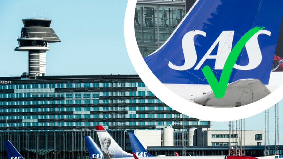Arlanda flygplats, SAS, flygplan
